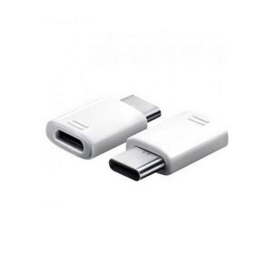 Micro to Type C Connector White