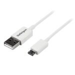 Mini USB Cable White 0.5M