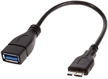 Note 3 OTG Cable black