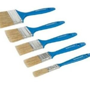 Pack of 5 Disposable Paint Brushes 12mm 25mm 40mm 50mm 75mm