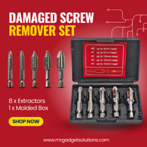 Damaged screw remover set