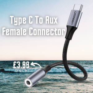 Type C to Aux Female Connector