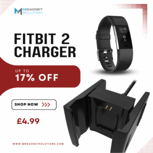 Mr.Gadget Solutions Compatible Fitbit Charge 2 Charger Cable, Replacement Charging Cable USB Charger Cord for Fitbit Charge 2 Heart Rate Fitness Wristband