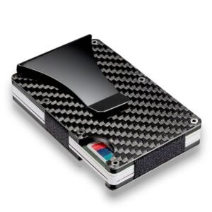 RFID Blocking Aluminium Wallet Black