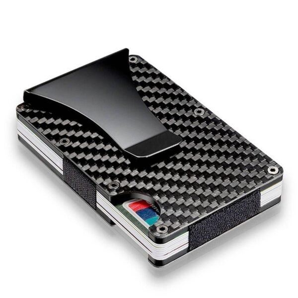 RFID Blocking Aluminium Wallet Black