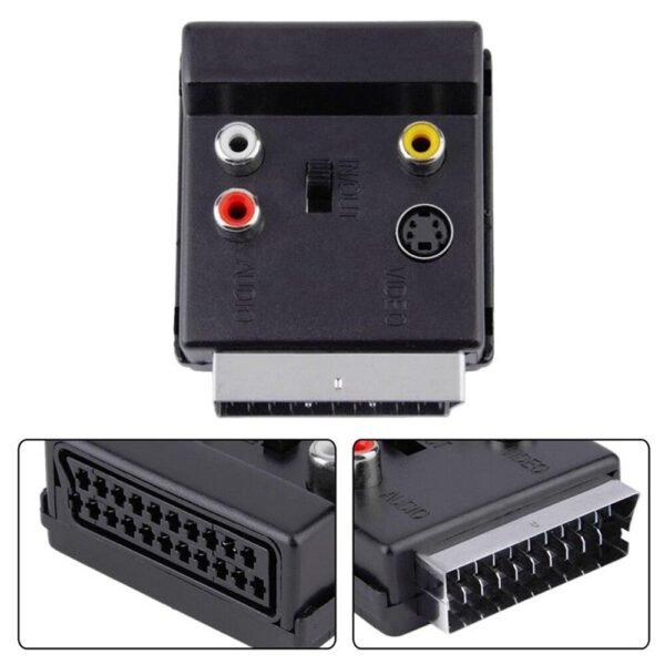 RGB female to male Scart converter adapter