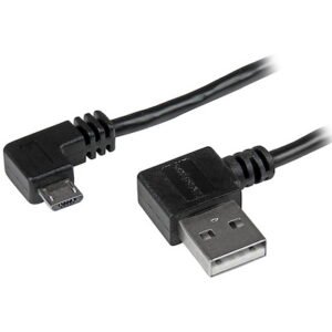 Right Angled Micro 2M Cable Both USB and Micro Connector