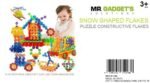 MR.GADGET'S SOLUTIONS 200 Pieces Snow Shaped Discs Puzzle Constructive Discs Connect Interlocking Discs -Creative and Educational Building Blocks