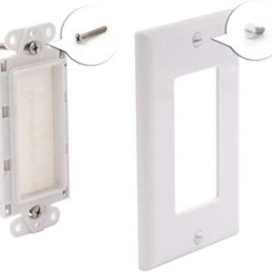 Single Gang Wall Brush Plate