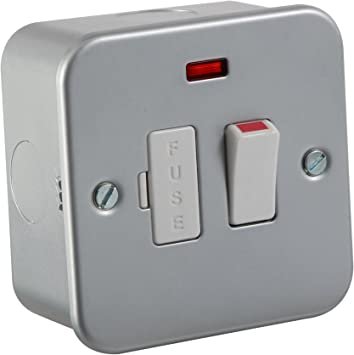 Single Spur Switch 13Amp Metal Clad