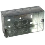 47MM Back Box Double For 2 Gang