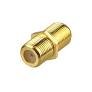 TV Cable Coupler - Gold Flashed