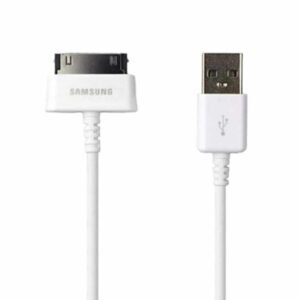 White Genuine Original Samsung Galaxy Tab USB Data Sync & Charge Cable