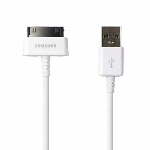 White Genuine Original Samsung Galaxy Tab USB Data Sync & Charge Cable