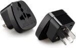 UK to Australia twin pack adapter black