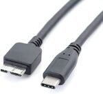 USB C to Micro USB 3.0 Cable,USB C Hard Drive Cable,Type C to Micro USB B 3.0 Cable 5Gbps Speed Data Transfer Sync,for SSD HDD - 1 Meter