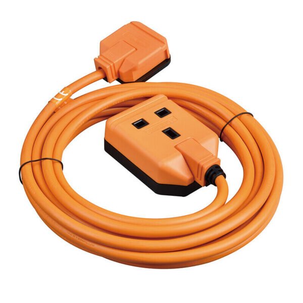 1 Gang 5M Rubberized Orange