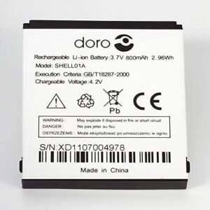 Original Doro Lithium-Ion Battery for 409/410/605/610/612