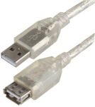 Transparent USB Extension cable 50CM