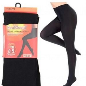Ladies Heat Guard Black Thermal Leggings 140 Denier Tog 0.5 Large