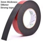 Double sided Black tape 3mm