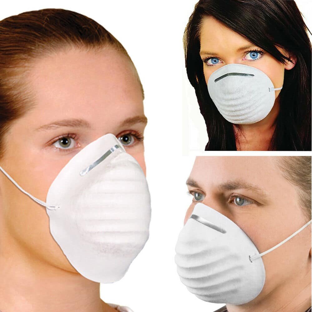Disposable Face Mask Breathing Dust Hygiene Virus Safety Mouth Smog ...
