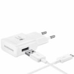 Samsung Adaptive Quick Charger EP-TA20EWE (EPTA20EWE) With ECB-DU4EWE 1.5M Microusb Cable For Galaxy S7/S6/S5
