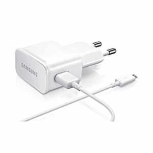 Original Samsung White USB 2AMP Power Adaptor (ETA-U90EWE) with USB Data Cable