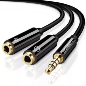 2 Female audio to 3.5mm Male Jack
