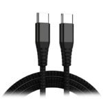Braided Grey/Black 1M Type C Cable