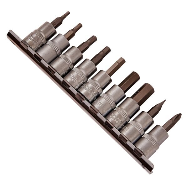 10PC 3/8 Drive Hex Bit Set
