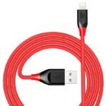Braided Black/white Lightning Cable 1M