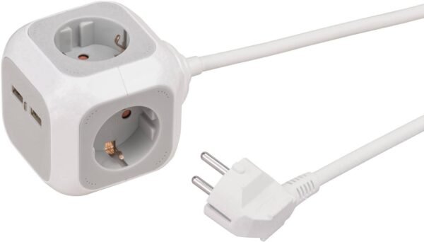 Cube socket white