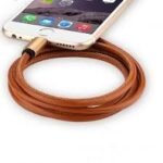 Nylon cable in Black & Brown for iphone 6/7/8-1M