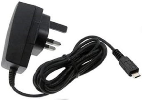 Original King of Flash Amazon Kindle UK 3 Pin Mains / Wall Charger Cable Lead with Charging LED (Kindle, Kindle Touch, Touch 3G, Kindle Paperwhite, Kindle Fire, Kindle Fire HD / 3G, Kindle Keyboard, Kindle 3 / 3G, Kindle Wi-Fi, 6" E Ink Display)