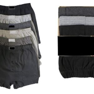 Assorted Colours Small Size Plain Cotton Boxer, Shorts, Underwear for Men's Pack of (12)