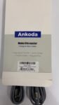 Ankoda 2Pack 2M/6FT Lightning Cable Nylon Braided Durable Fast Charging Cord Data & Sync Compatible With iPhone 12 Pro Max Mini 11 Pro Max XR XS X 8 7 6 Plus 5s 5 SE-Grey