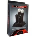 Quad Docking Station For PS3 PlayStation 3 Move Controllers