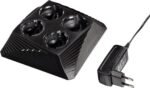Quad Docking Station For PS3 PlayStation 3 Move Controllers