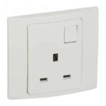 pull switch plug 13amp white