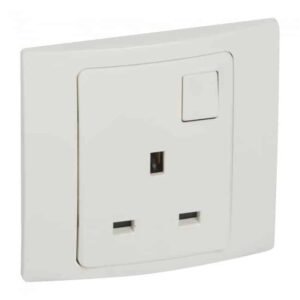 pull switch plug 13amp white