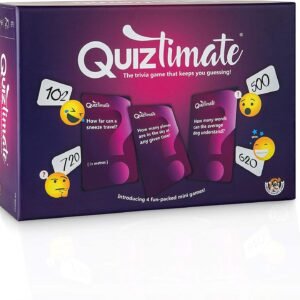 QUIZTIMATE - The trivia game that keeps you guessing! - The hilarious 4-round quiz game that anyone can win, perfect for friends and family!