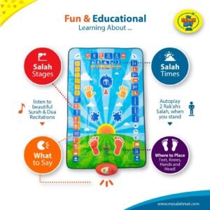My Salah Mat - Interactive Prayer Mat - Touch Sensitive Prayer Mat For Children