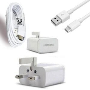 Samsung Galaxy A5(2017) Genuine Samsung Fast Adaptive Mains Plug & Genuine Samsung Usb Type C Charge & Sync Cable (Samsung Galaxy A5(2017))