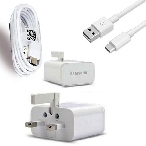 Samsung Galaxy A5(2017) Genuine Samsung Fast Adaptive Mains Plug & Genuine Samsung Usb Type C Charge & Sync Cable (Samsung Galaxy A5(2017))