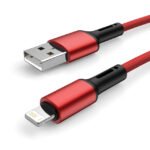 Red/Blk 2M iPhone 6 Cable