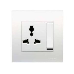 switched plug 13a white