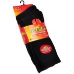 Thermal Socks For Men Size 6 - 11 - Black - 3 Pairs