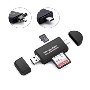 type c cable and card reader