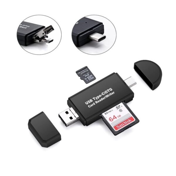 type c cable and card reader